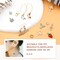 100PCS Gold Plated Enamel Charms Mixed Moon Star Fruit Animal Charm Colorful Pendant DIY for Necklace Bracelet Jewelry Making and Crafting